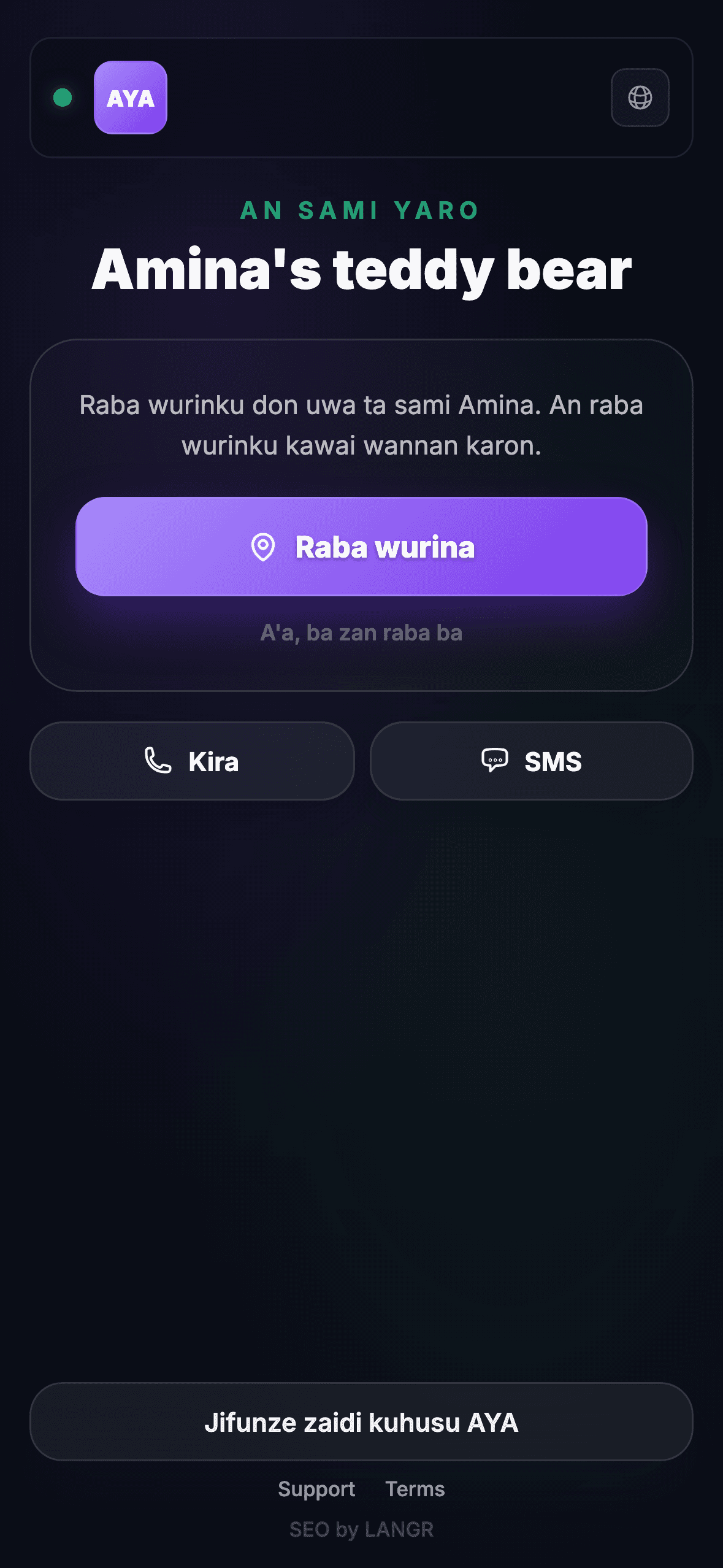Mai samunsa yana scanning na QR code