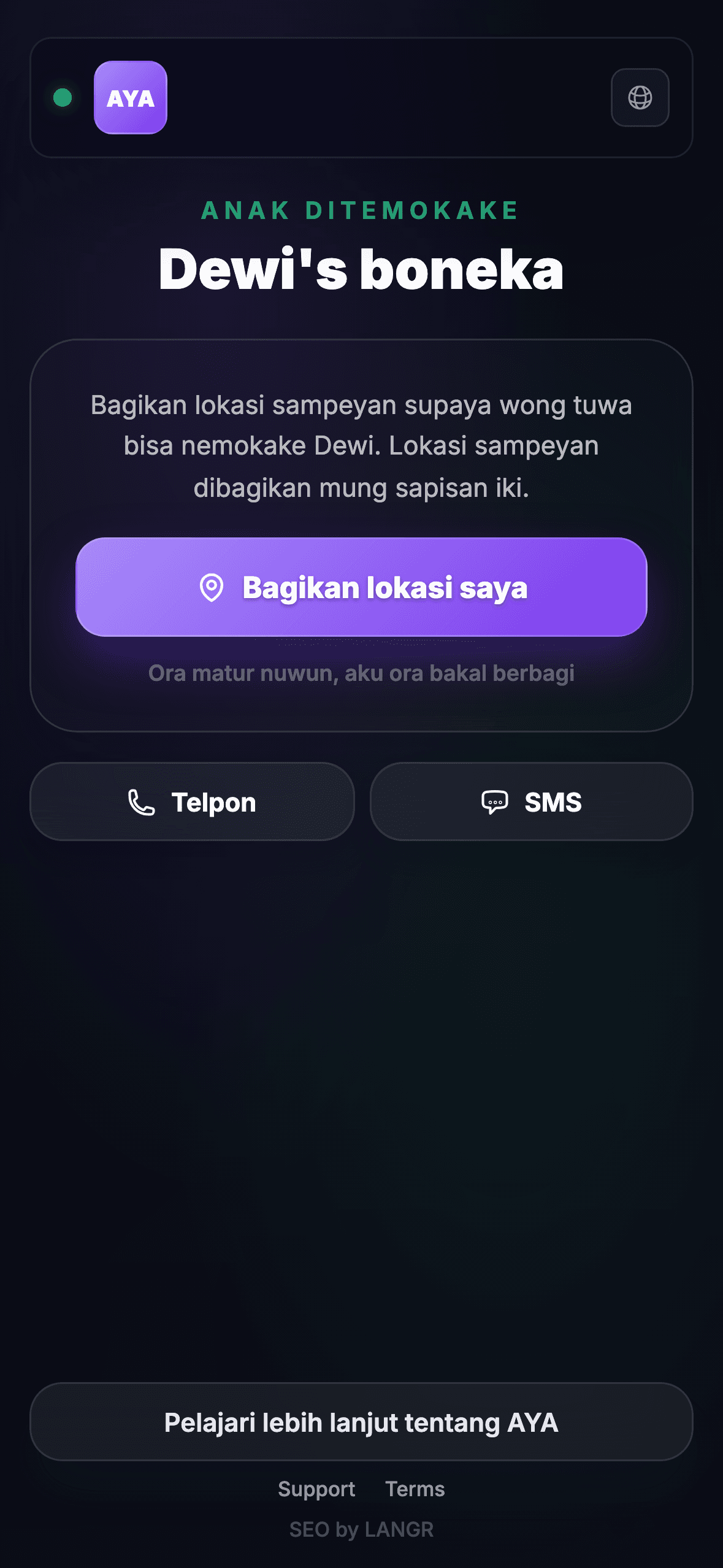 Penemu scan kode QR