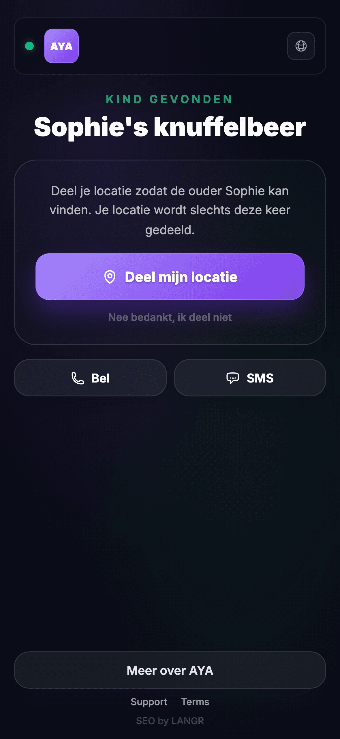 Vinder scant de QR-code