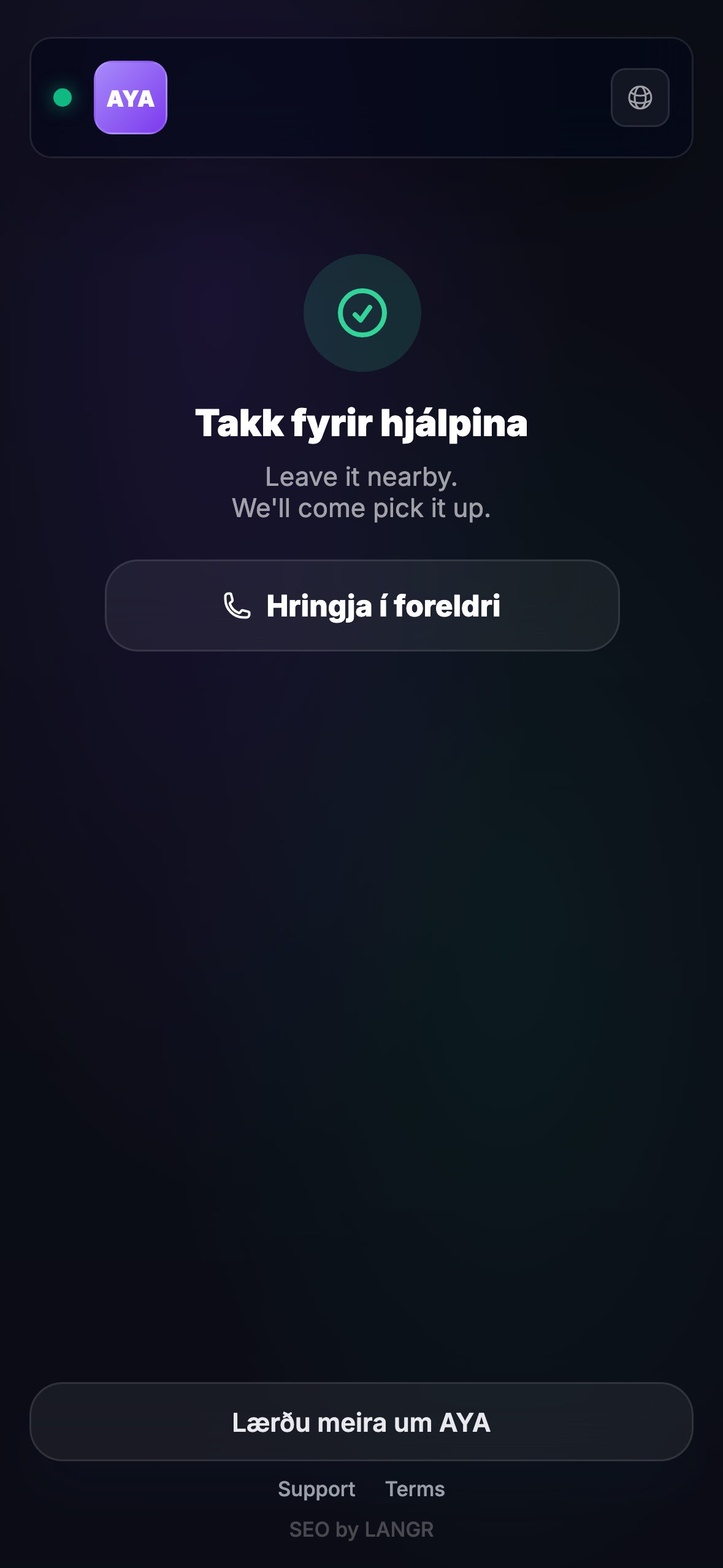 Hvað finnarinn sér