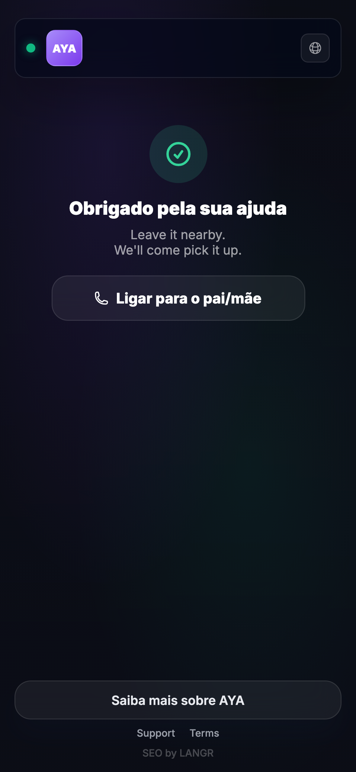 O que quem encontra vê