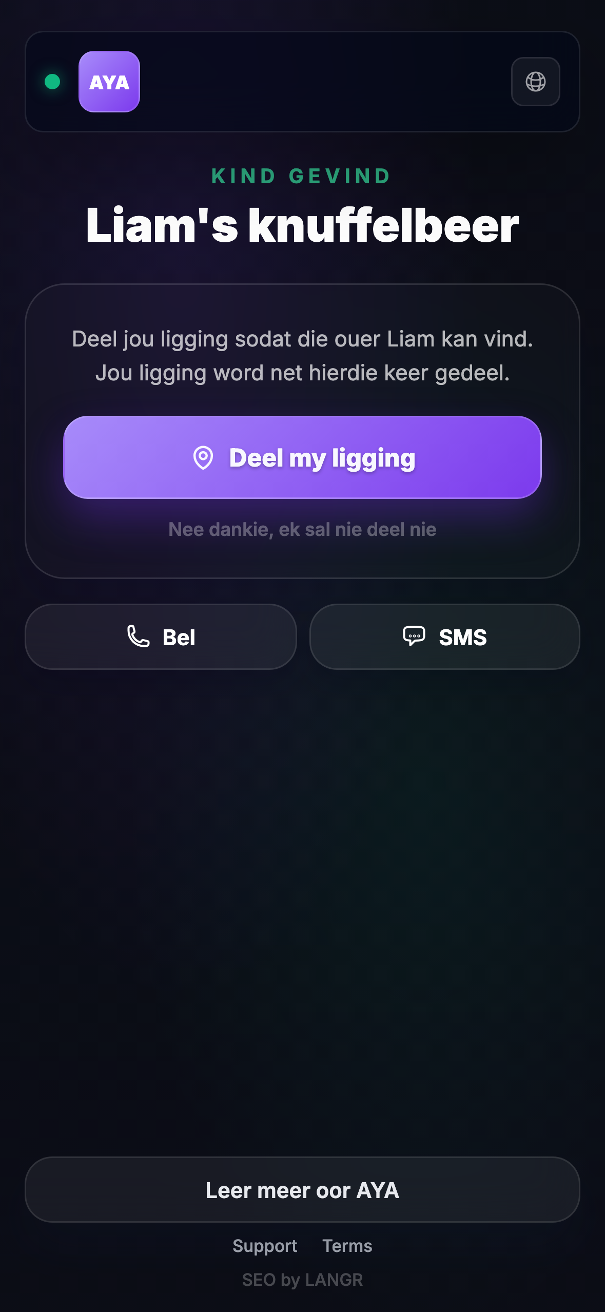 Wat die vinders sien