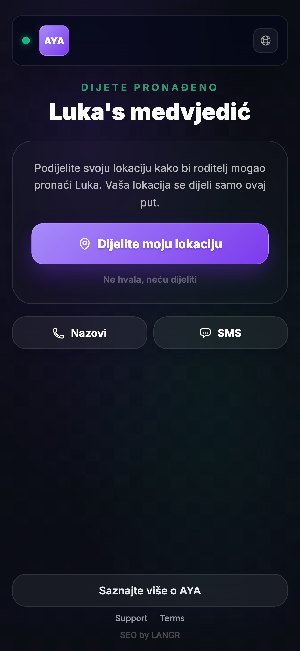 Što pronalazač vidi