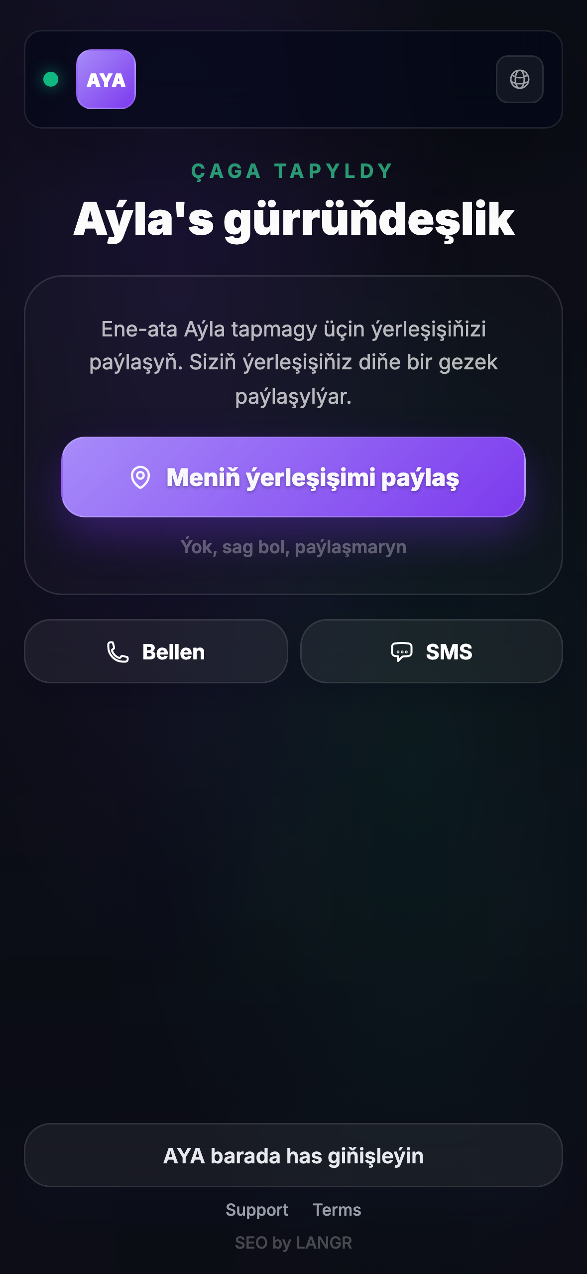 Tapylan şahsyýet näme görýär