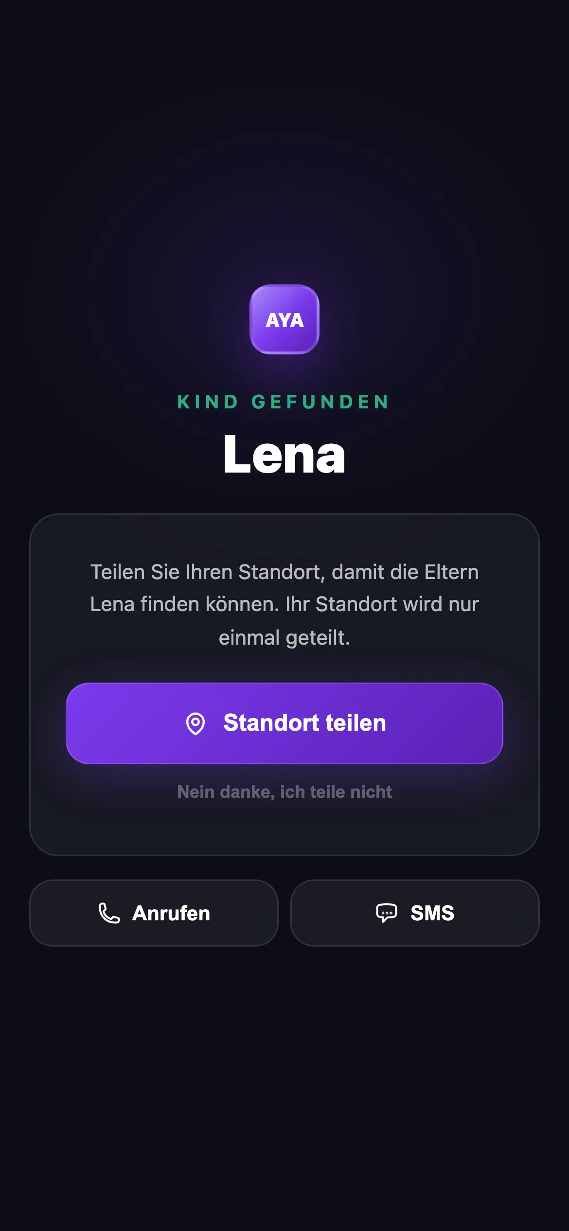 Was der Finder sieht